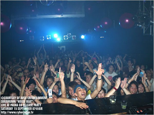 SUGIURUMN &amp; AVEX presents HOUSE BEAT -LIVE AT PACHA- RELEASE PARTY